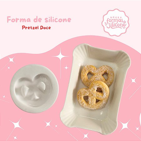 Forma de Silicone Pretzel Doce