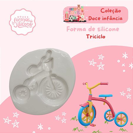 Forma de Silicone Triciclo