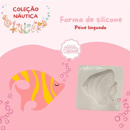 Forma de Silicone Peixe Linguado