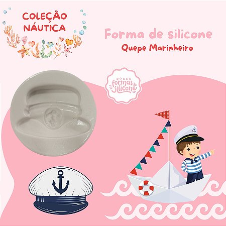 Forma de Silicone Quepe Marinheiro