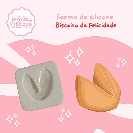 Forma de Silicone Biscoito da Felicidade