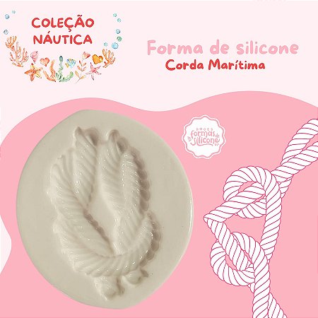 Forma de Silicone Corda Maritima