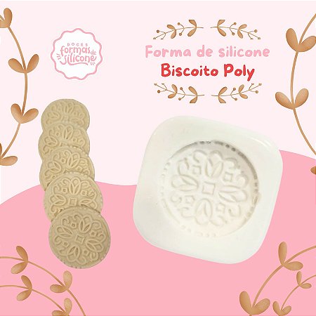 Forma de Silicone Biscoito Poly