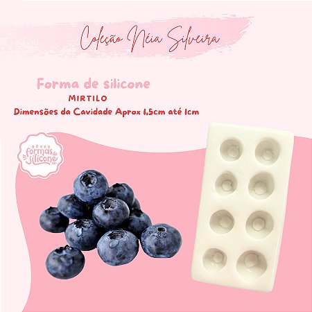 Molde de Silicone Mirtilo