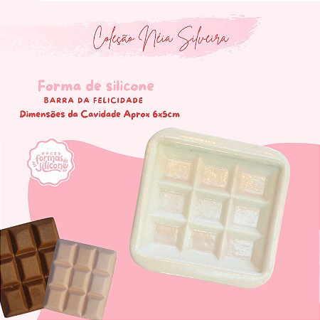 Molde de Silicone Barra da Felicidade