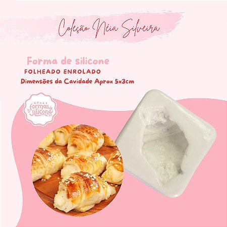 Molde de Silicone Folheado enrolado