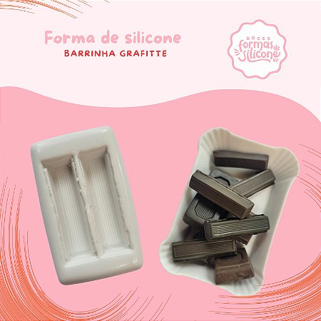 Molde de Silicone Barrinha Grafite