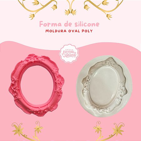 Molde de Silicone Moldura Poly