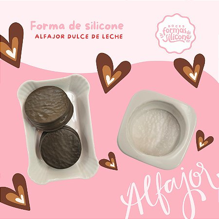 Molde de Silicone Alfajor