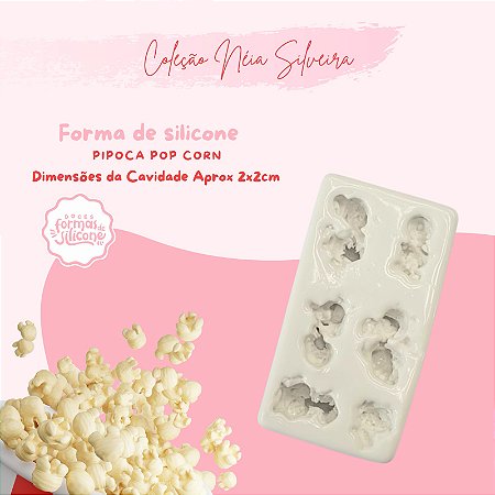 Molde de Silicone Pipoca Pop Corn