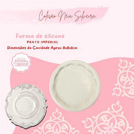 Molde de Silicone Prato Imperial