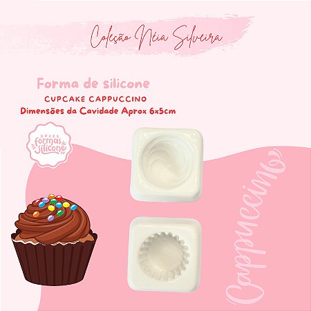 Molde de Silicone Cup Cake Cappuccino