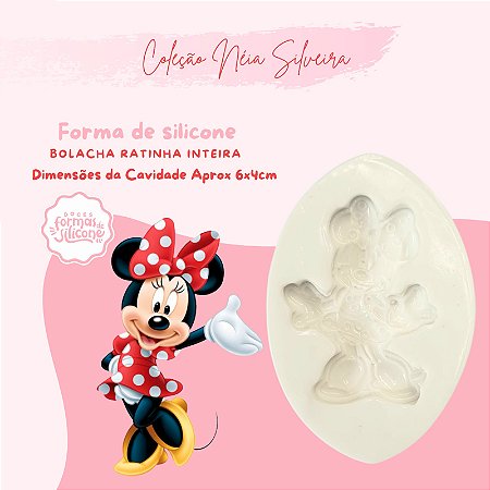 Molde de Silicone Bolacha Ratinha Inteira