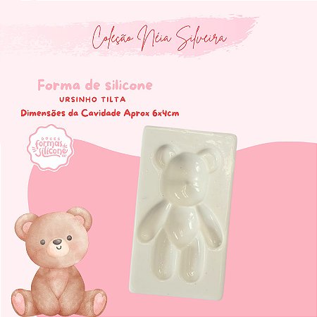 Molde de Silicone Ursinho Tilda