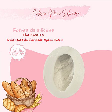 Molde de Silicone Pão Caseiro