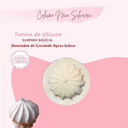 Molde de Silicone Suspiro Delícia