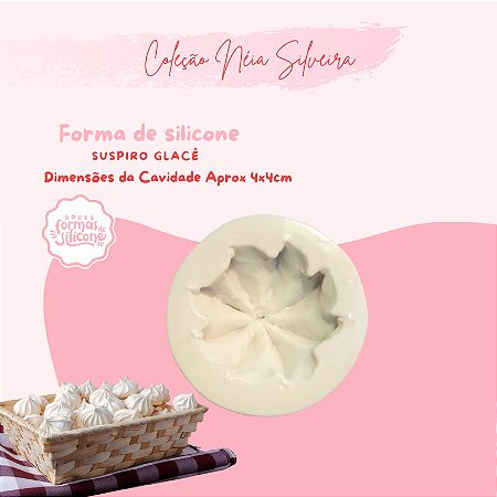 Molde de Silicone Suspiro Glaçê