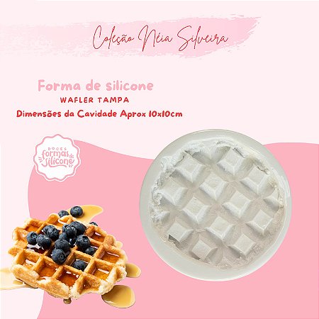 Molde de Silicone Waflle Tampa
