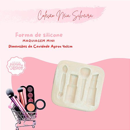 Molde de Silicone Maquiagem Mini