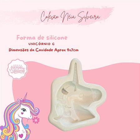 Molde de Silicone Unicornio G