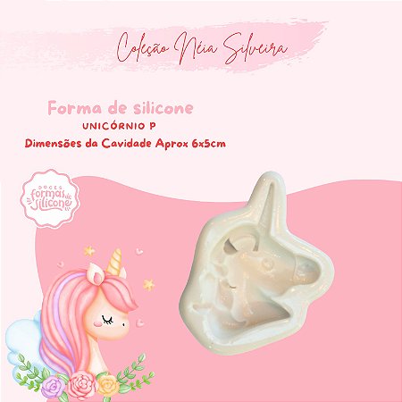 Molde de Silicone Unicornio P