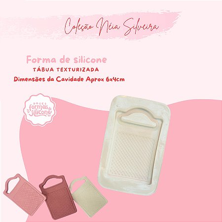 Molde de Silicone Tábua Texturizada