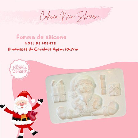 Molde de Silicone Noel de Frente
