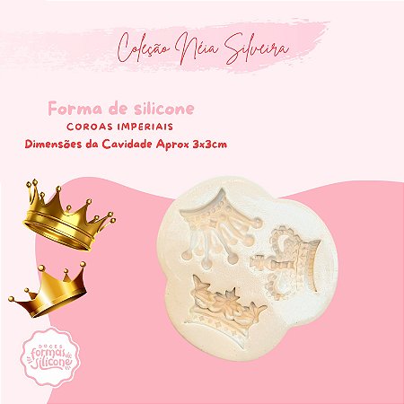Molde de Silicone Coroas Imperiais