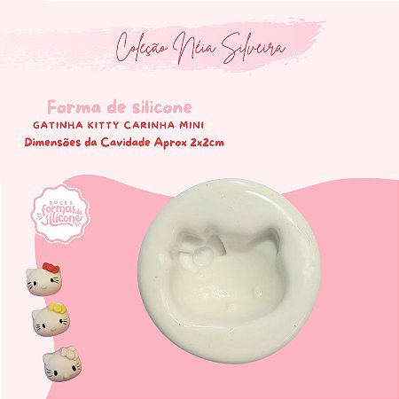 Mode de Silicone Gatinha Kitty Carinha Mini