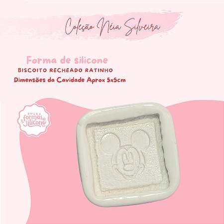 Molde de Silicone Recheado Ratinho
