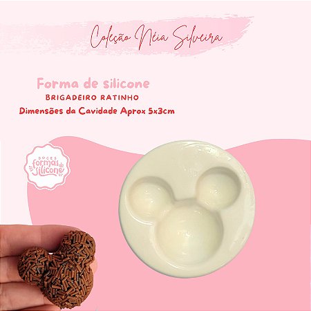 Molde de Silicone Brigadeiro Ratinho