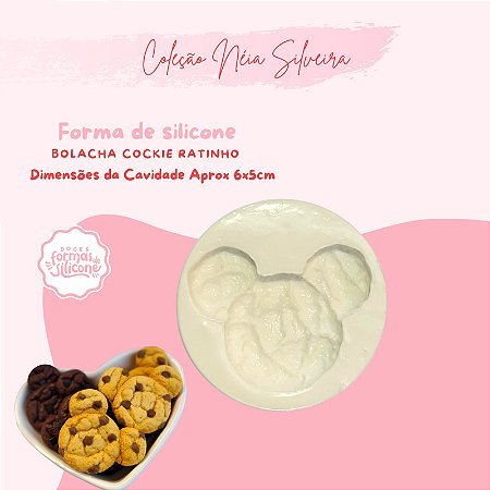 Molde de Silicone Cookie Ratinho