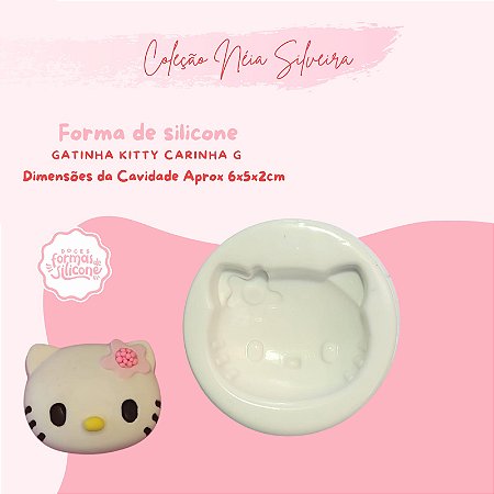 Molde de Silicone Gatinha Kitty G