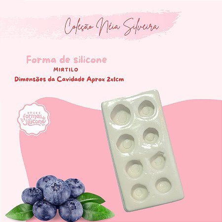 Molde de Silicone Mirtilo