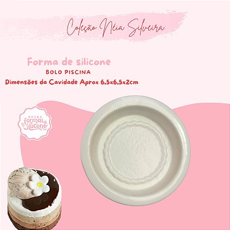 Molde de Silicone Bolo Piscina