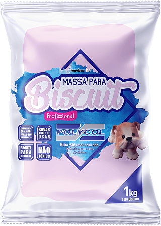 Massa de Biscuit 1 Kg Suspirinho – Polycol