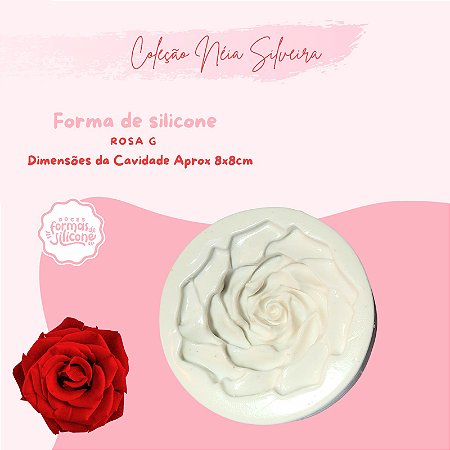 Molde de Silicone Rosa G