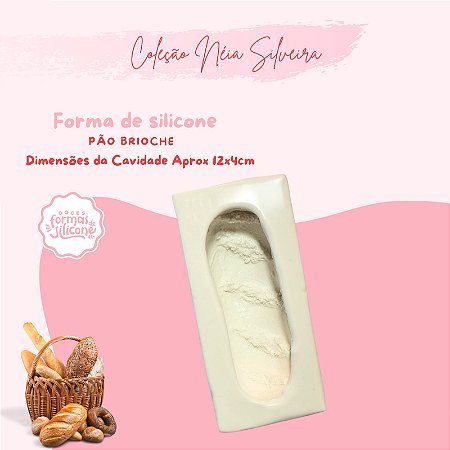 Molde de Silicone Pão Brioche