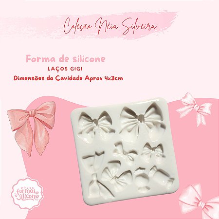 Molde de Silicone Laços Gigi