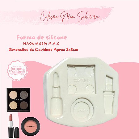 Molde de Silicone Maquiagem M.A.C