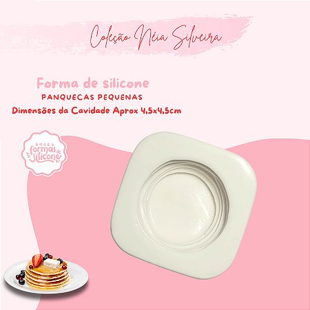 Molde de Silicone Panquecas Pequenas