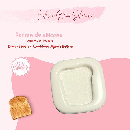 Molde de Silicone Torrada Pequena