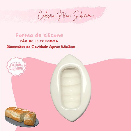 Molde de Silicone Pão de Leite Forma