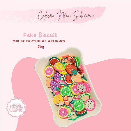 Mix de Frutinhas Mini Apliques - Fake Biscuit