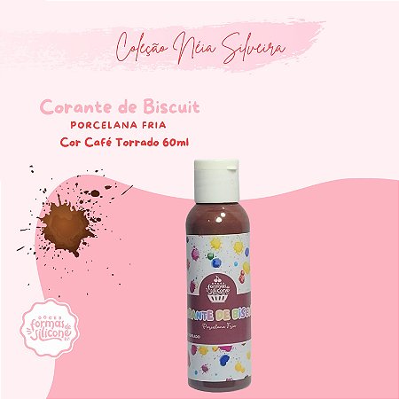 Corante de Biscuit  Café Torrado - Fake Biscuit