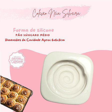 Molde de Silicone Pão Húngaro Medio