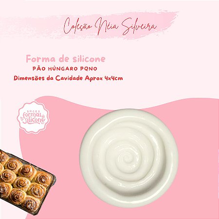 Molde de Silicone Pão Hungaro Pequeno