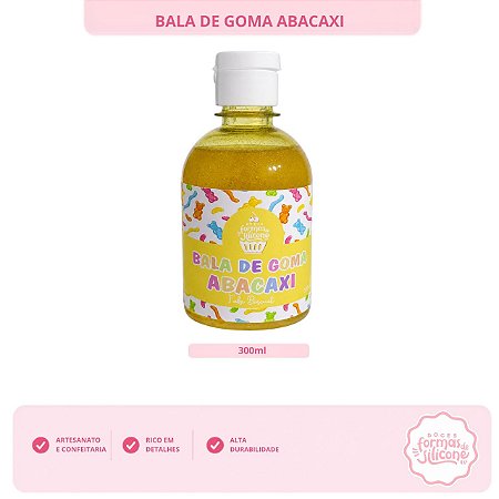 Bala de Goma Abacaxi