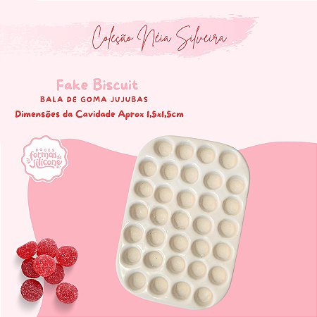 Molde de Silicone Bala de Goma Jujuba