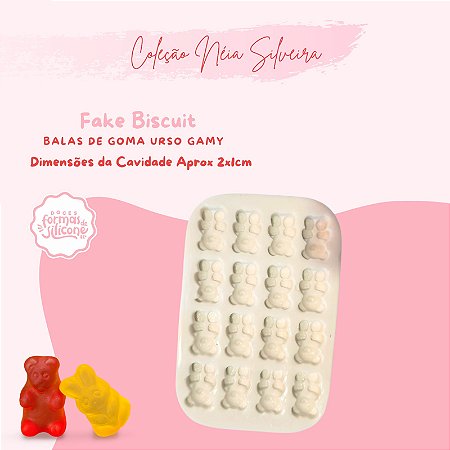 Molde de Silicone Bala de Goma Urso Gamy